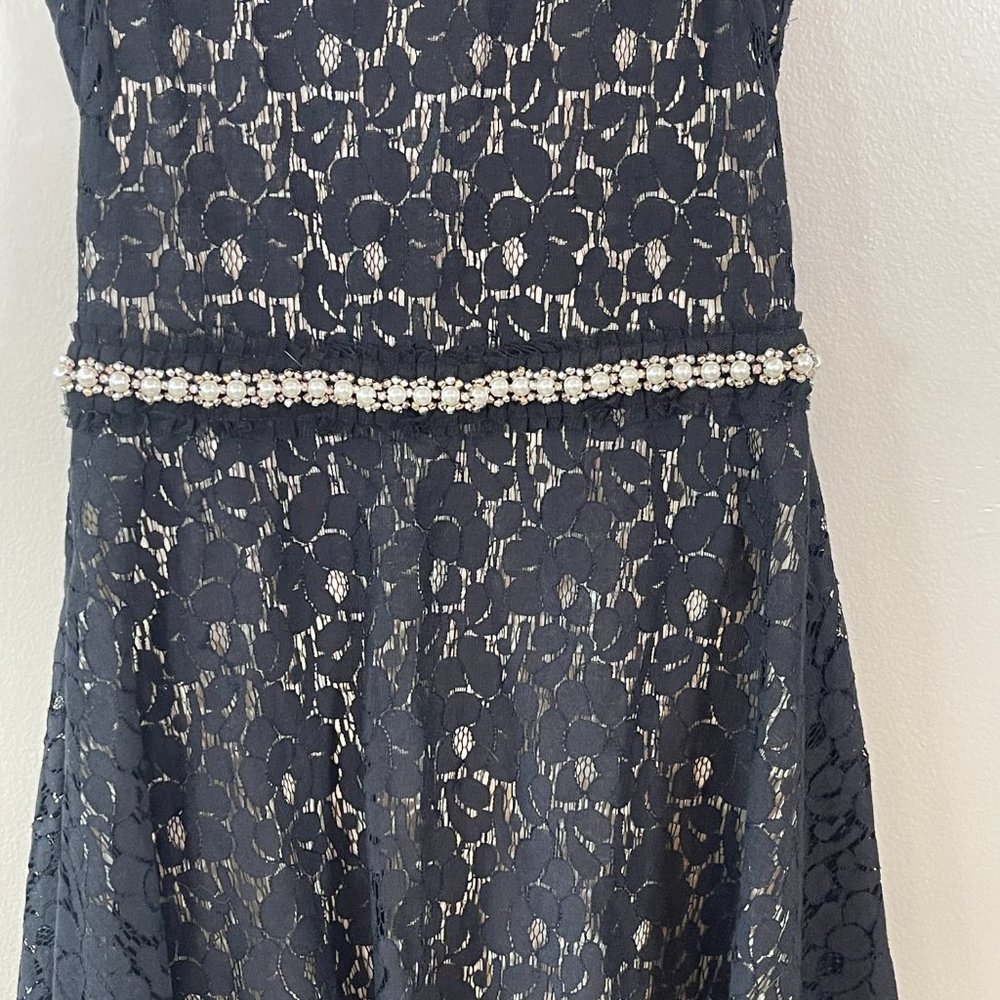 Un Deux Trois Lace Embellished Waist Dress - Picture 4 of 8